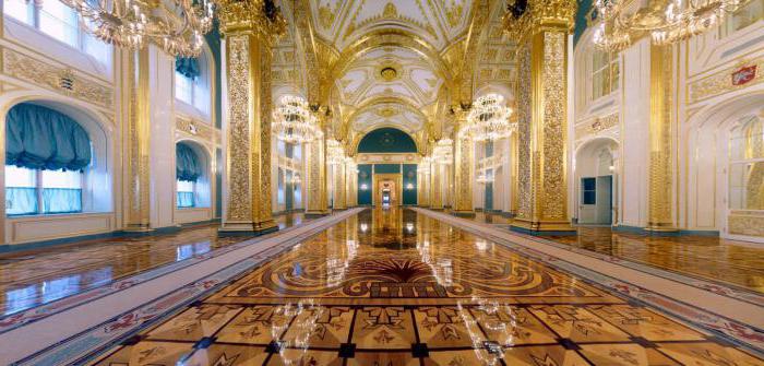 St. Andrews Hall des Kreml vor der Revolution